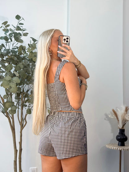 Gingham Girl Set