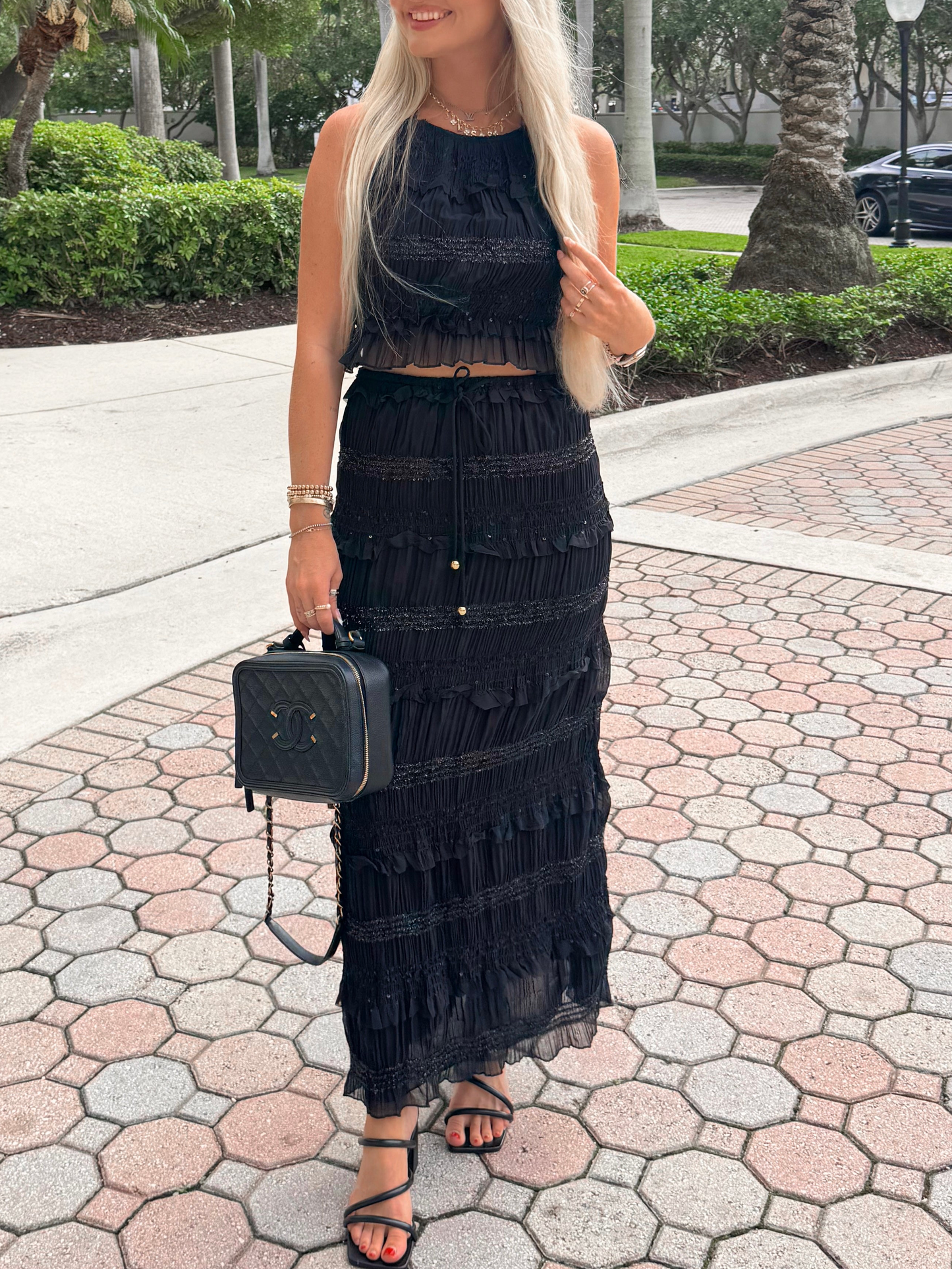 Midnight in Monaco Open Back Set