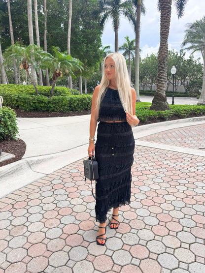 Midnight in Monaco Open Back Set