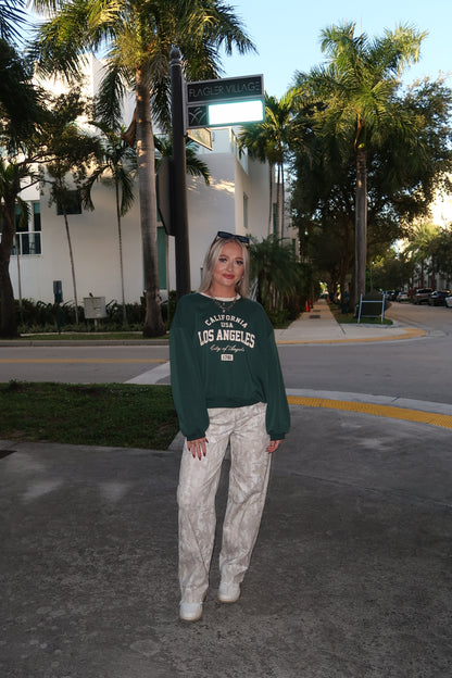 Green Los Angeles Sweatshirt