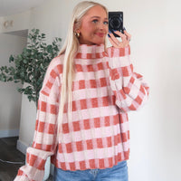 Autumn Sunrise Turtleneck Sweater
