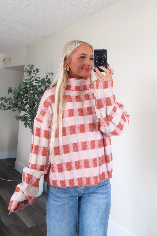 Autumn Sunrise Turtleneck Sweater