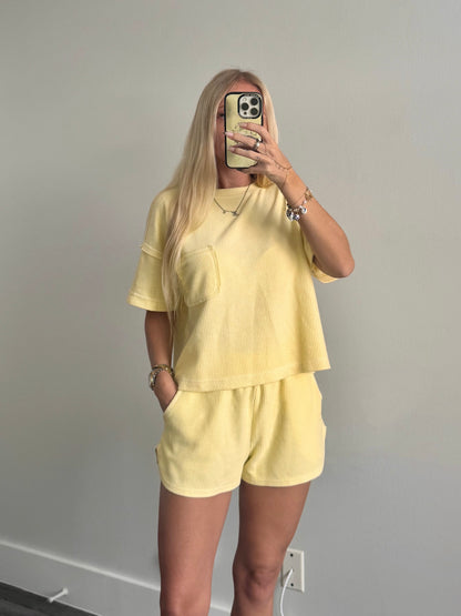 Sunshine Ribbed Set