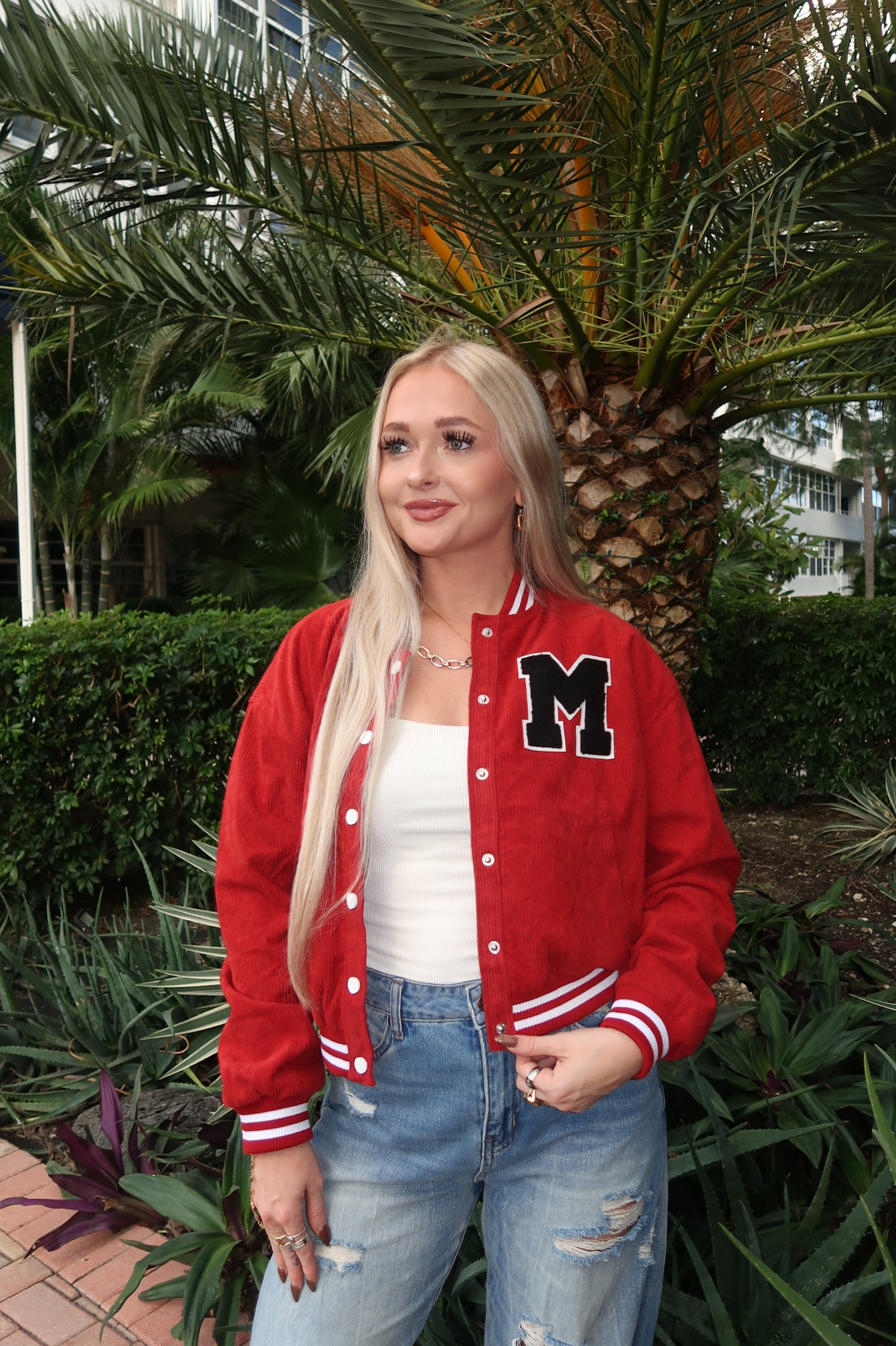 Red Varsity Jacket