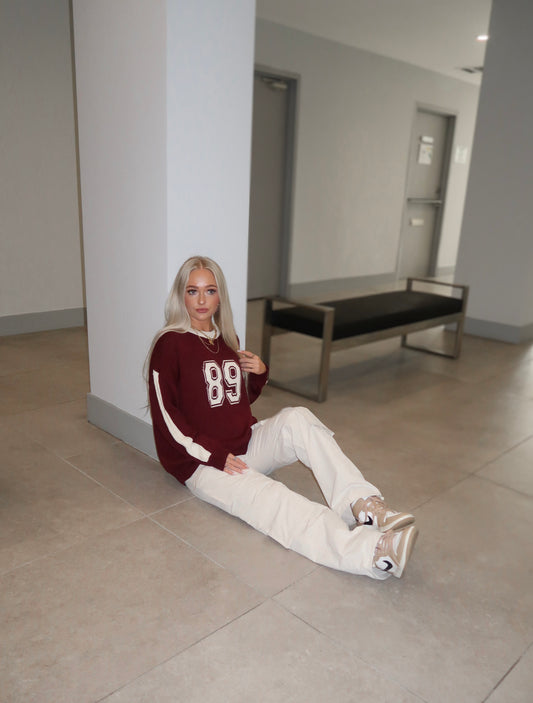 Burgundy 89 Sweater