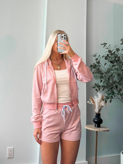 Bubblegum Skies Striped Set