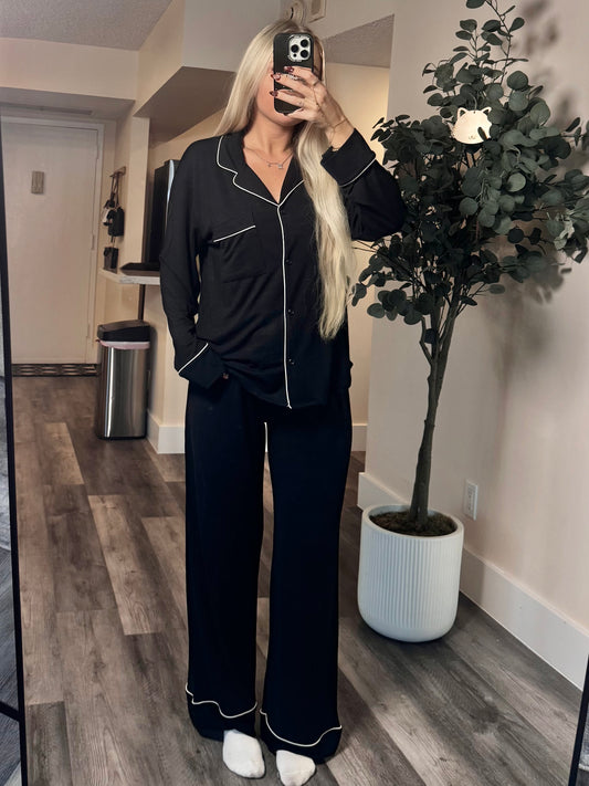 Black Pj Set
