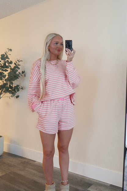 Chill Time Set- Pink/ white