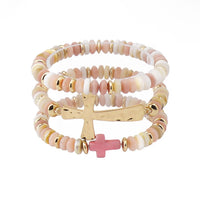 Blush Faith Bracelet Set