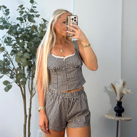 Gingham Girl Set