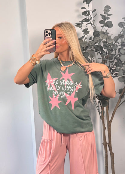 If The Stars Were Made To Worship Tee