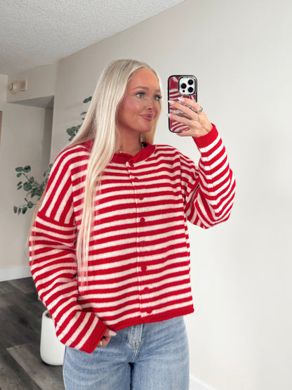 Lauren Cardigan- Red