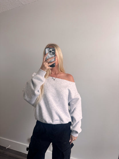 Do Not Disturb Off the Shoulder Sweatshirt