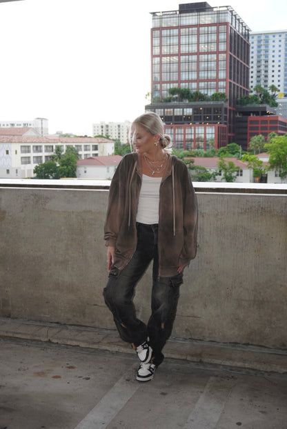 Washed Oversized Jacket