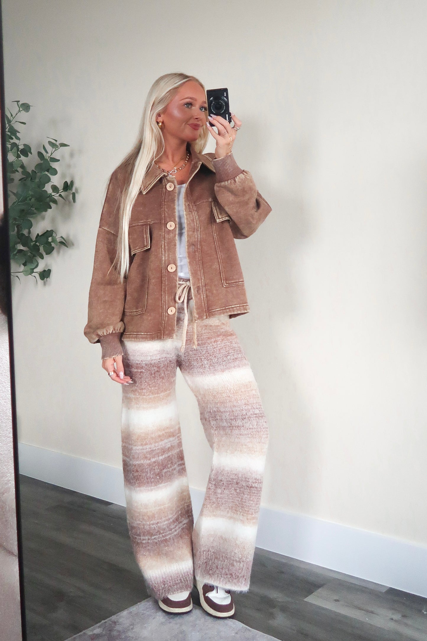 Latte Layers Cozy Pants