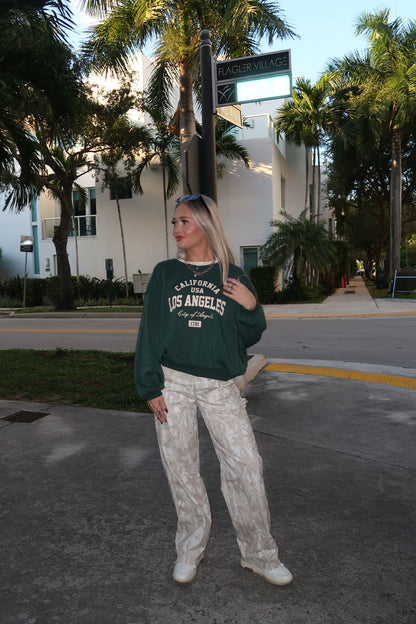 Green Los Angeles Sweatshirt