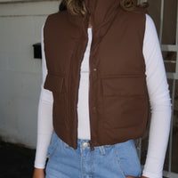 Brown Cargo Vest