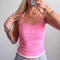 Pink Sugar Pointelle Tank