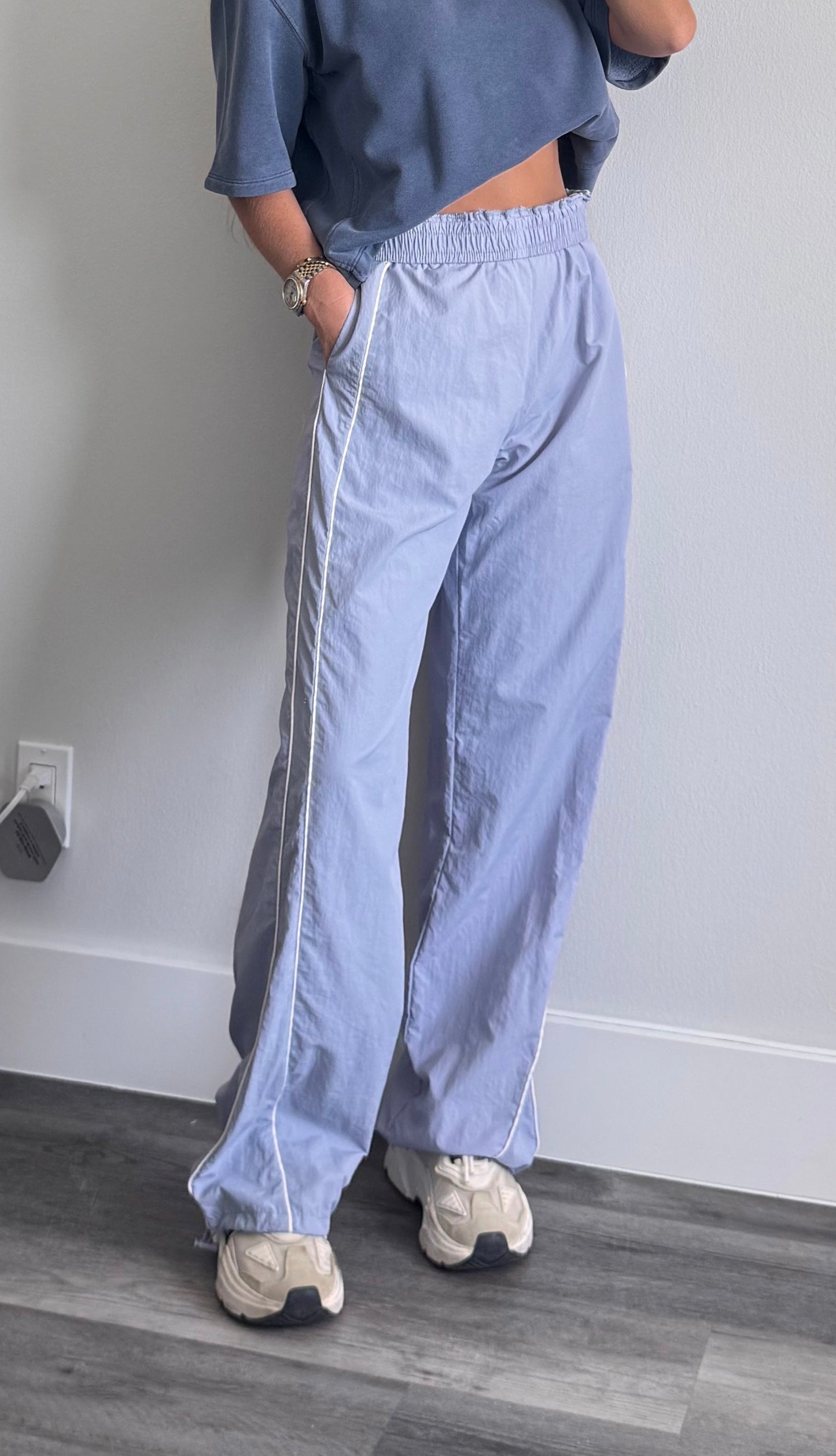 Blue Track Pants