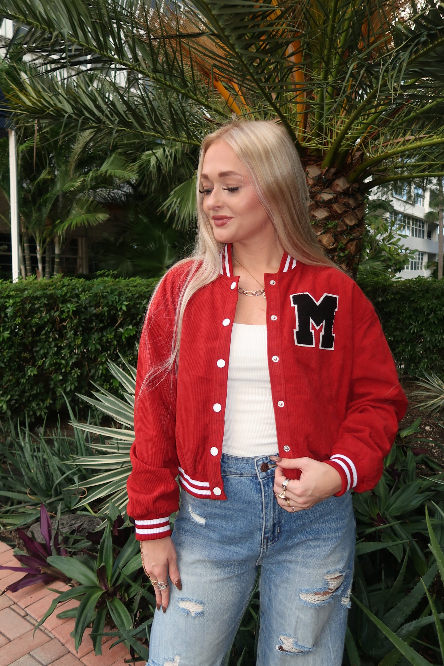 Red Varsity Jacket