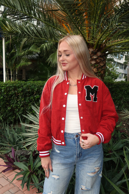 Red Varsity Jacket