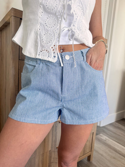 Clara Striped Shorts