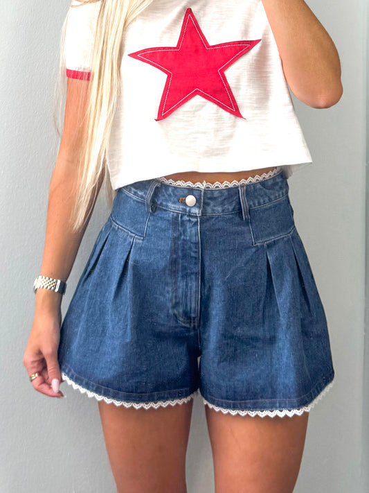 Full Of Joy Denim Shorts