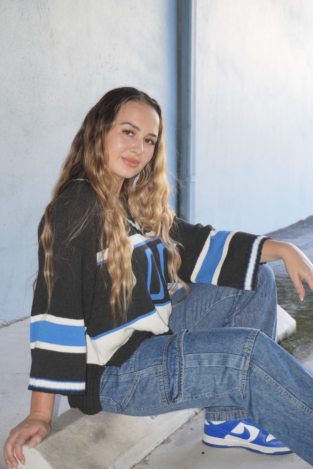 00 Knit Jersey- Blue