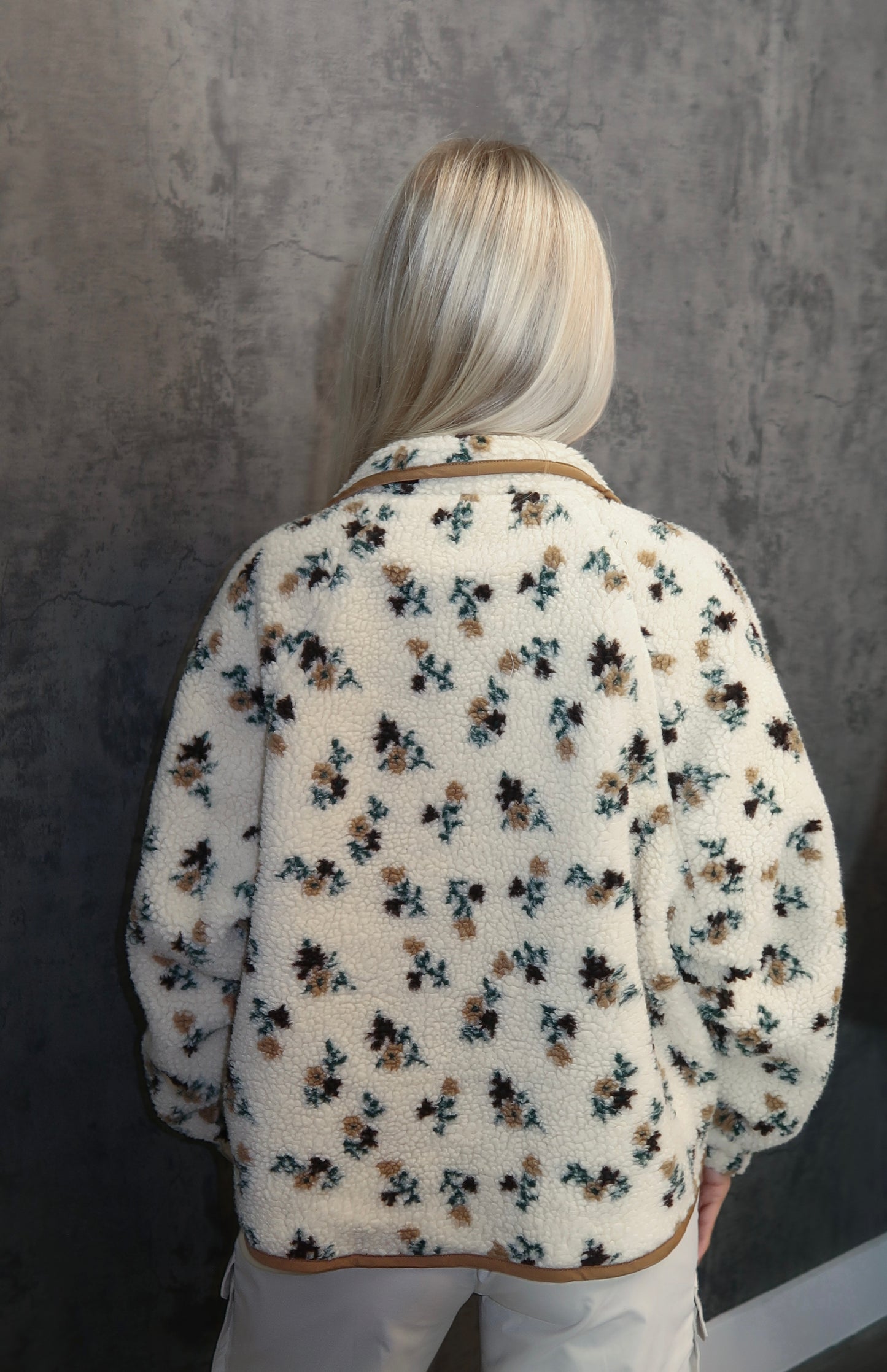 Floral Sherpa Jacket