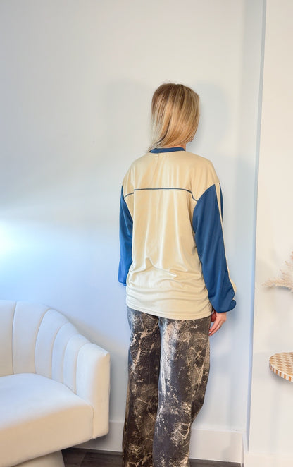 Blue/ Tan 89 Jersey