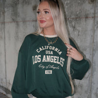 Green Los Angeles Sweatshirt