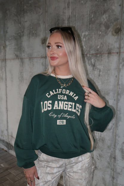 Green Los Angeles Sweatshirt