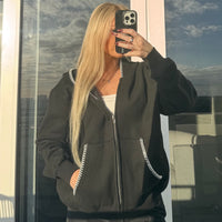 Black / White Stitch Jacket