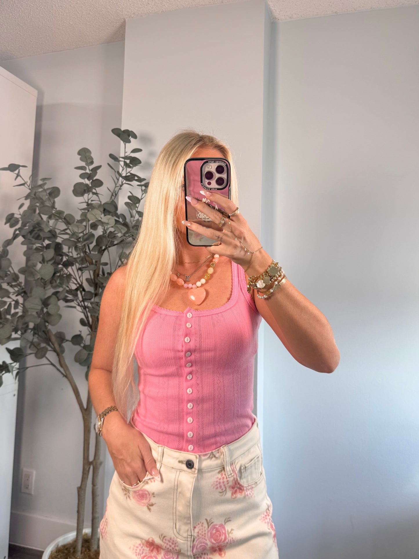 Piper Pointelle Tank