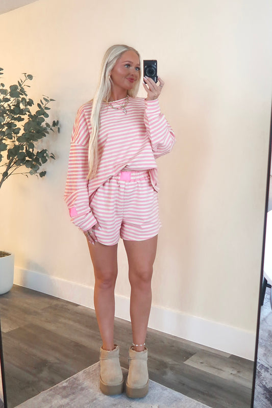 Chill Time Set- Pink/ white