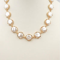 Coin Pearl Necklace