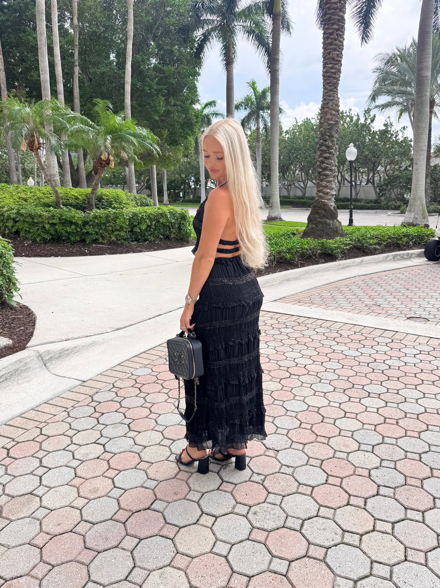 Midnight in Monaco Open Back Set