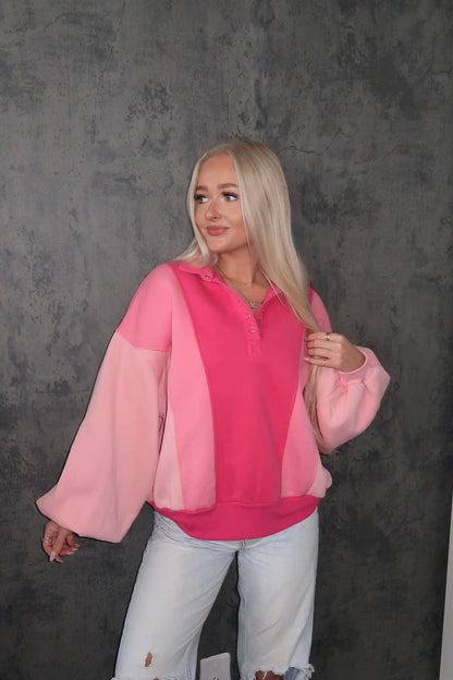 Multi Pinks Pullover