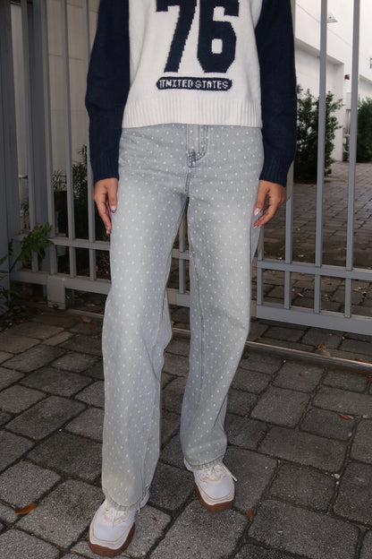 Polka Dot Jeans