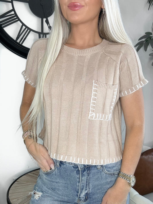 Sarah Short Sleeve Sweater
