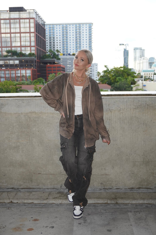 Washed Oversized Jacket