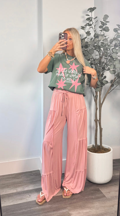 Blush Breeze Pants