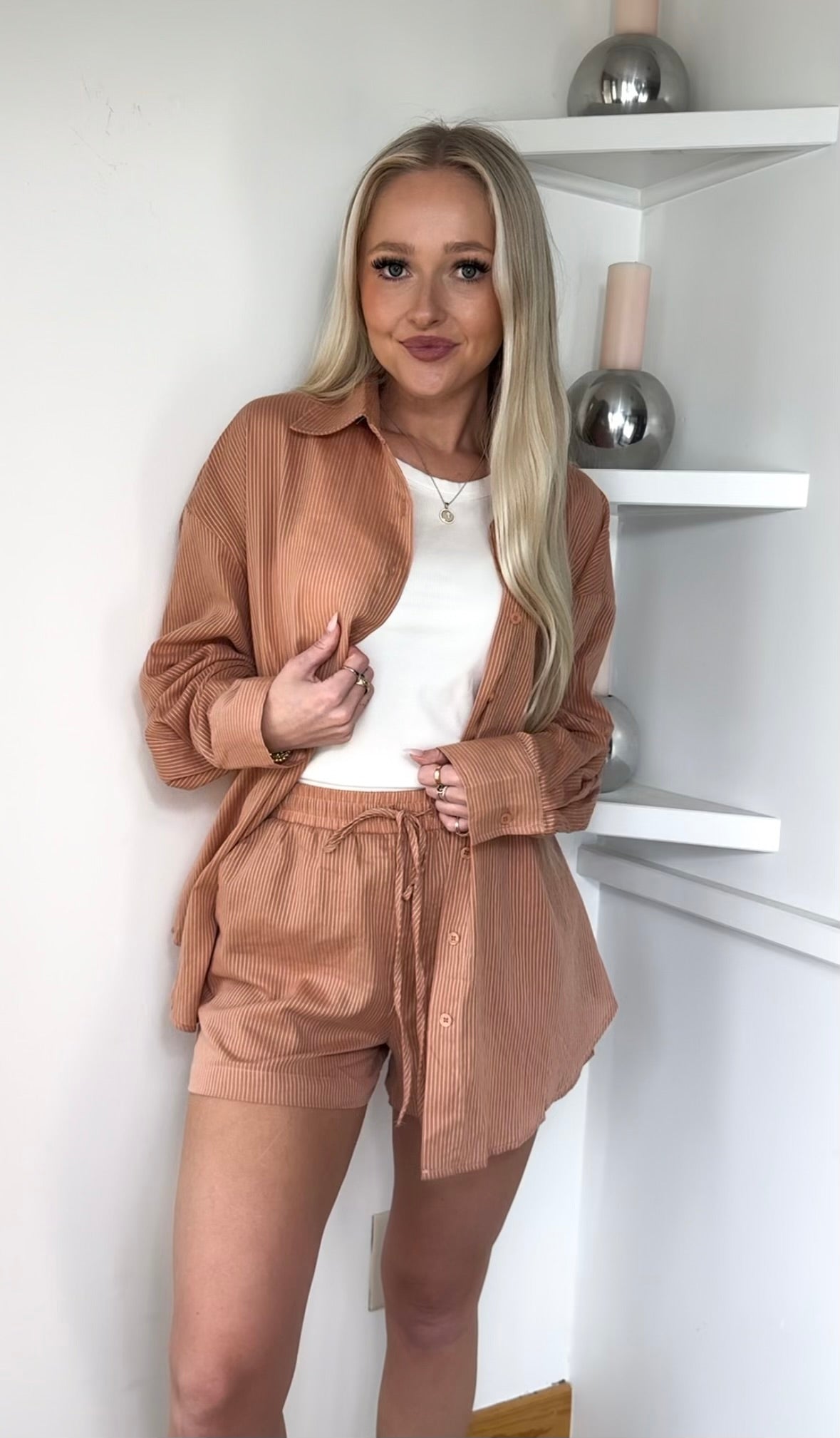 Cora Striped Set