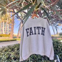 Faith Polka Dot Mockneck