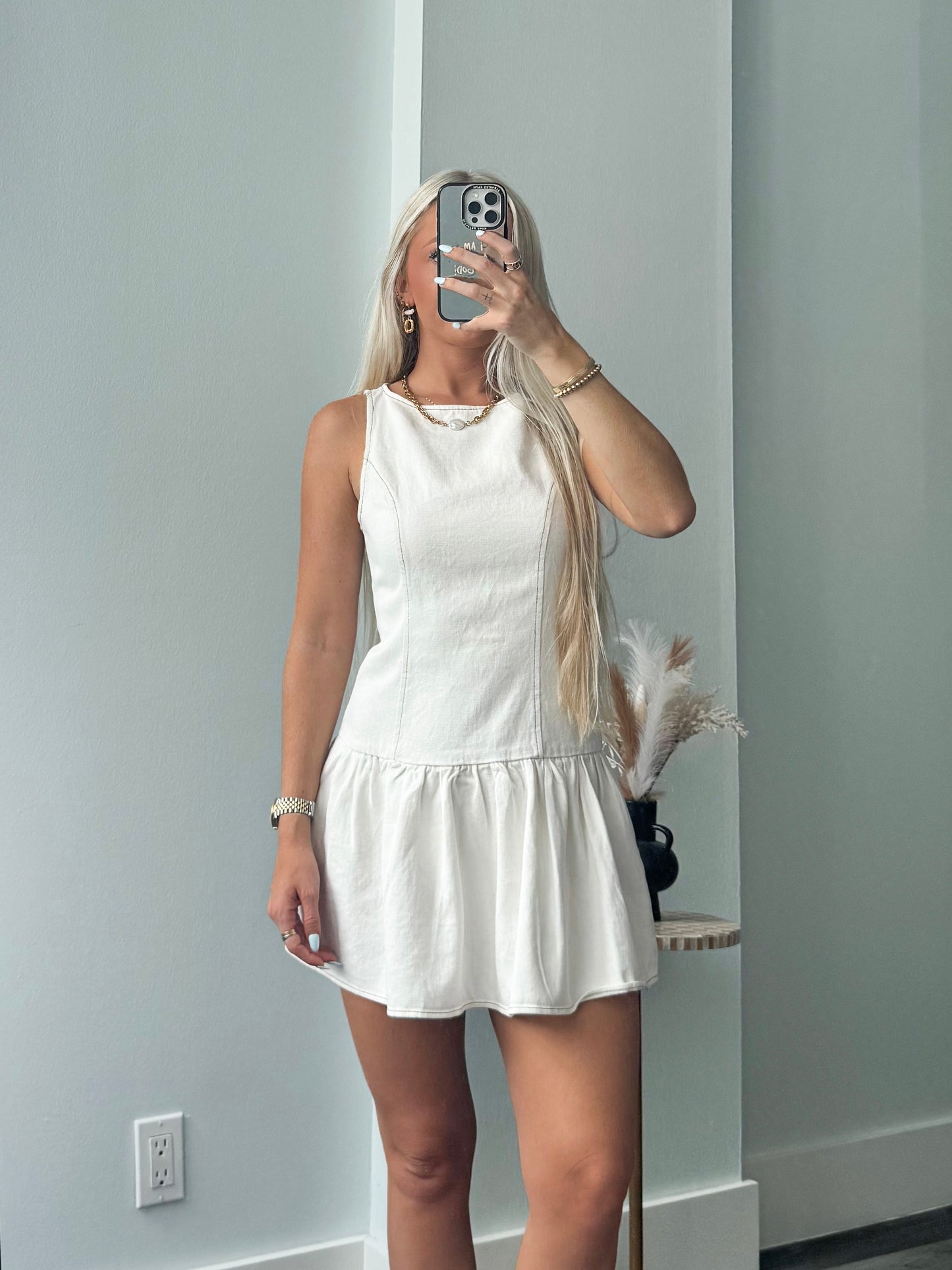 Country Charm Denim Dress