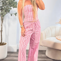 Sweetheart Striped Set