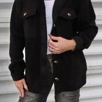 Black Fleece Button Up