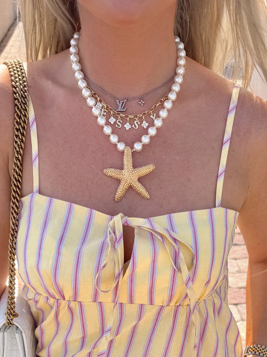 Starfish Pearl Necklace