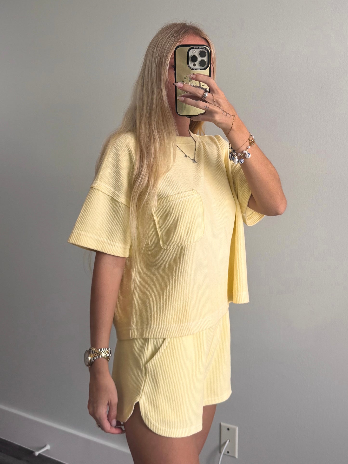Sunshine Ribbed Set