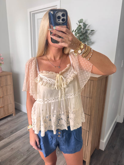 Vintage Romance Top